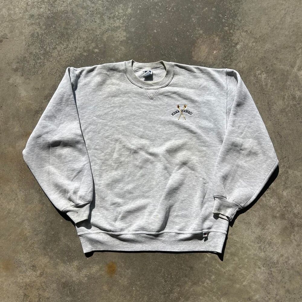 Russell-athletic Men's Grey Sweatshirt